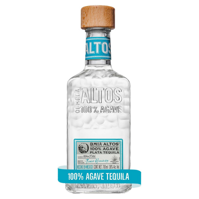 100% agave tequila blanco olmeca altos