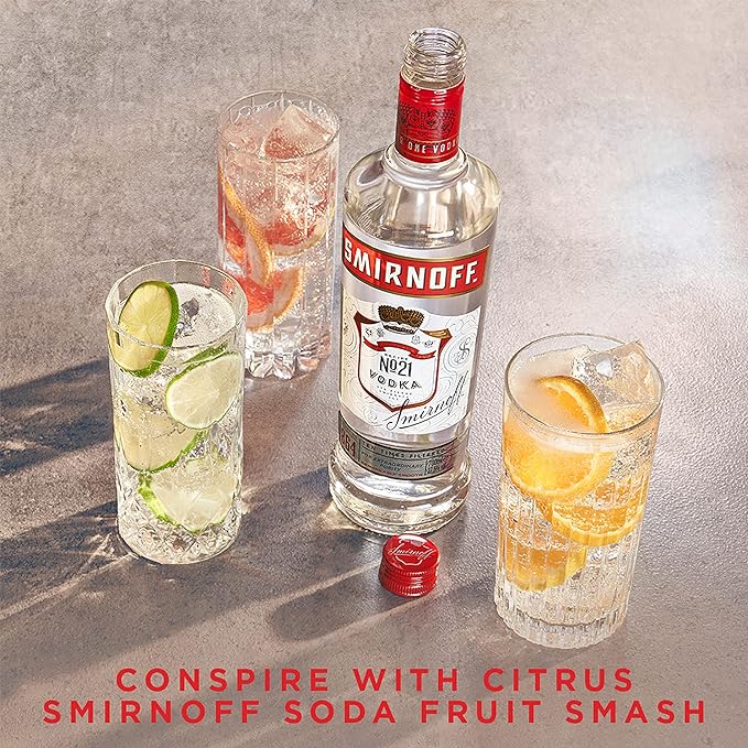 Smirnoff Red Label Vodka, 1L