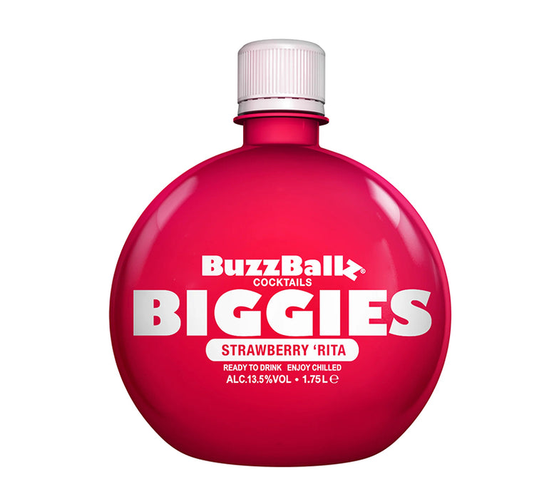 Buzz ballz Biggie Strawberry rita 1.75 resealable cocktail