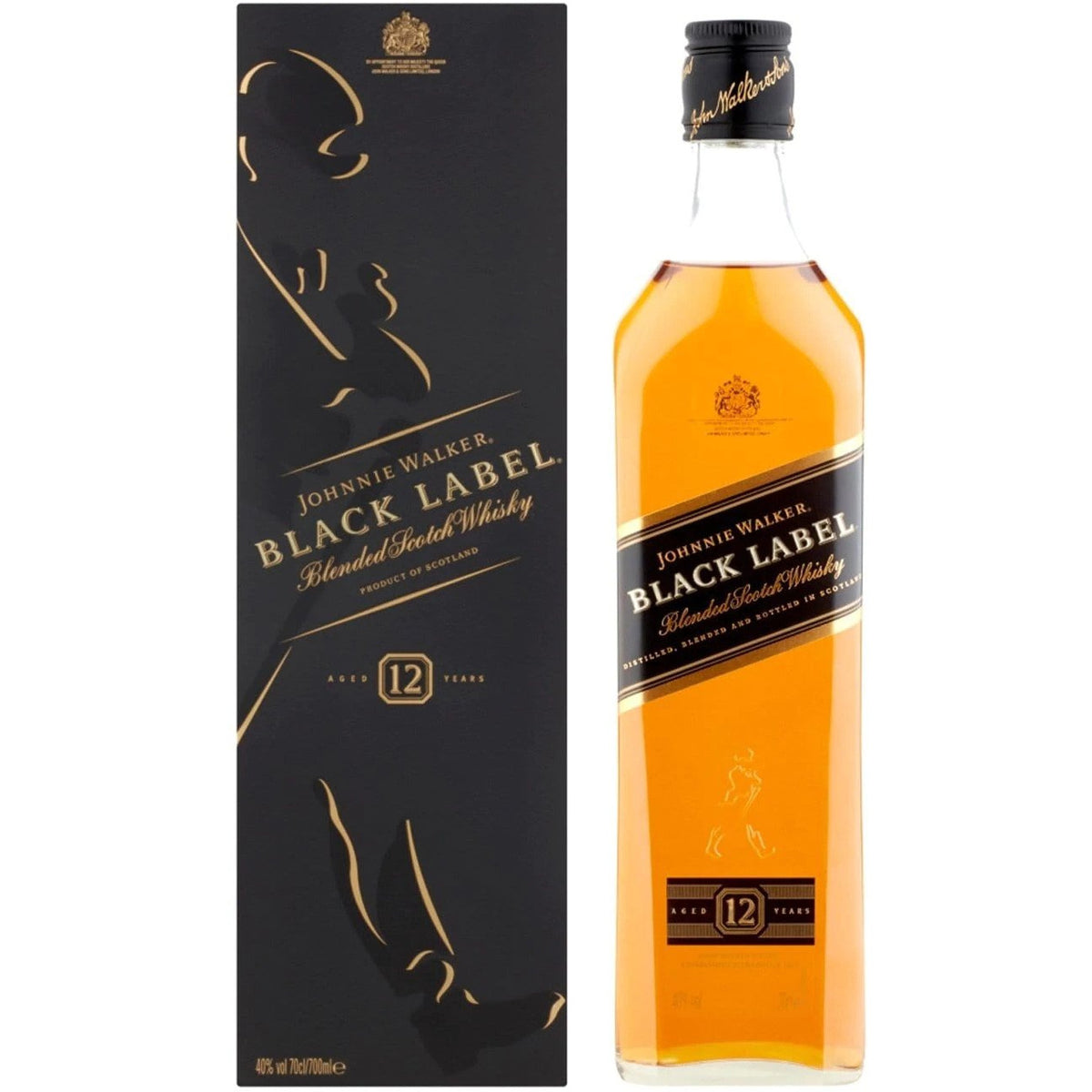 Black The Club Blended Ex Luxurious Johnnie Whisky - Walker — A Label 12-Year-Old Liquor